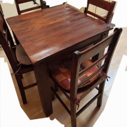 Dining Table With 4 Chairs