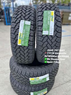 235/70R16 TBB All Terrain Todo Terreno New Set of Tires Installed and Balanced Set de Llantas Nuevas Instaladas y Balanceadas