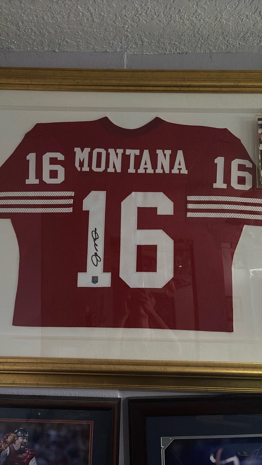 Signed Joe Montana Jersey