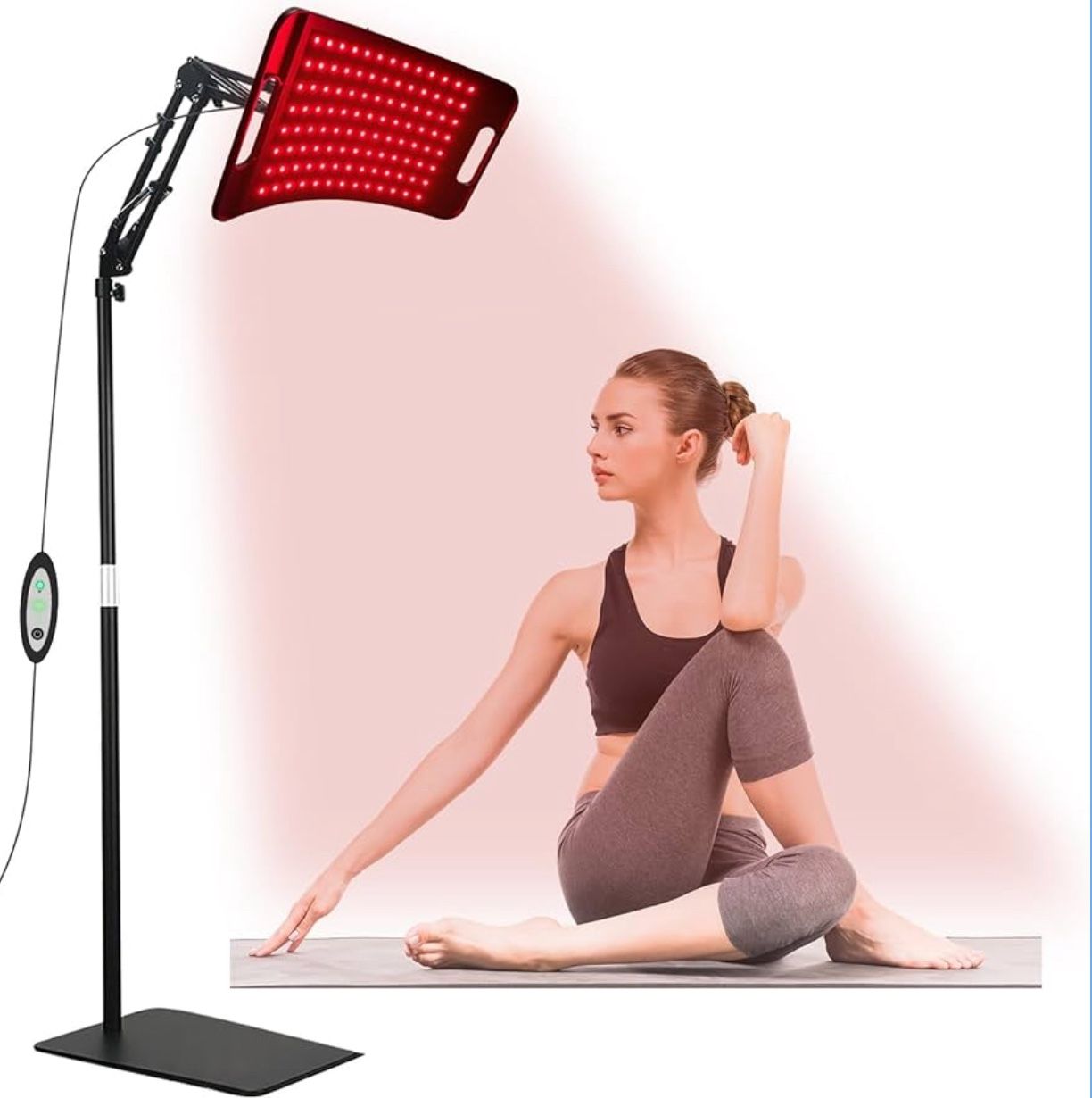 NEW Red Light Infrared Therapy Device for Face and Body, Lamp with Stand Led 660nm & 850nm $50 (Retail $99.99)