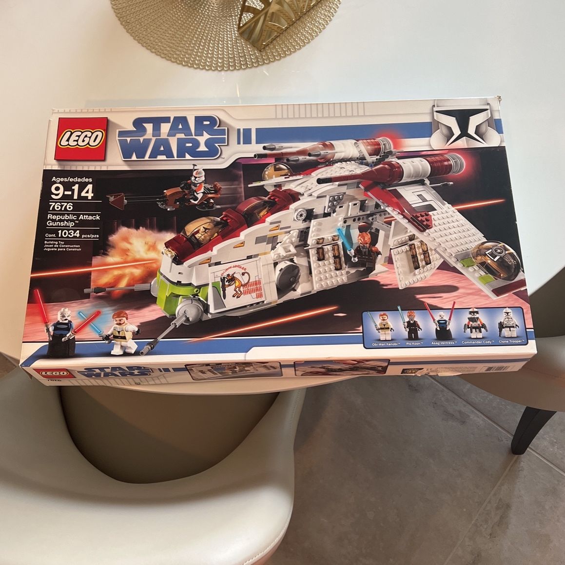 Lego 7676 star wars republic attack gunship best sale