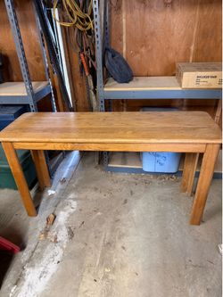 Oak Sofa table