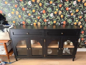 Wayfair 56” Black Sideboard Cabinet