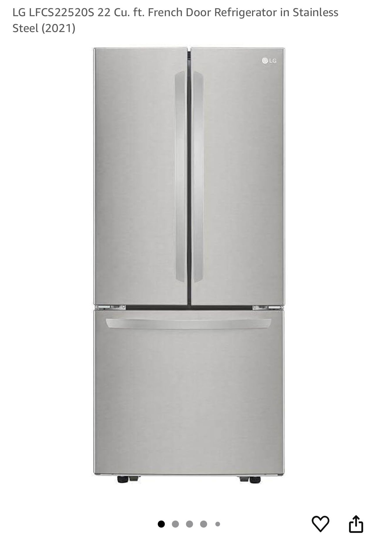 LG French Door Fridge 30” Counter Depth - Never Used