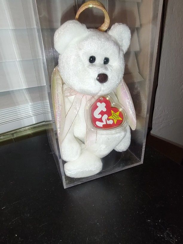 Ty Beanie Babies Rare Brown Nose Halo The Bear