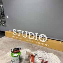 LED Studio Sign – Great for Home Theaters, Gyms, or Man Caves