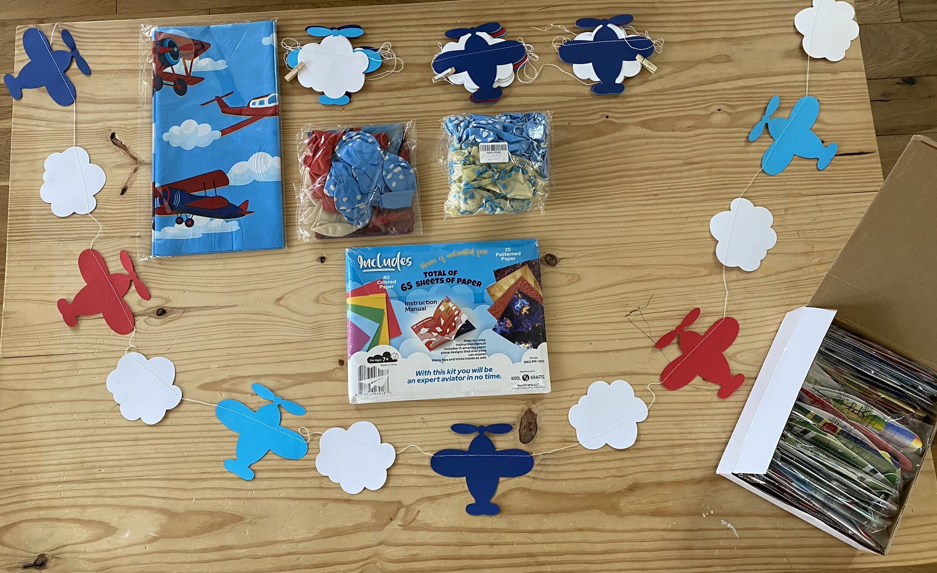 Airplane Party Decor and Favors