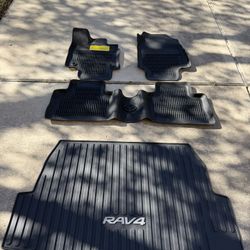 2019-2025 OEM Toyota RAV4 All- Weather Floor Mats