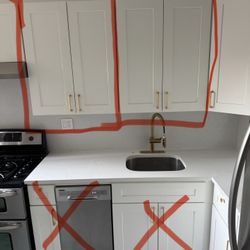 4- White Shaker Kitchen Cabinets 