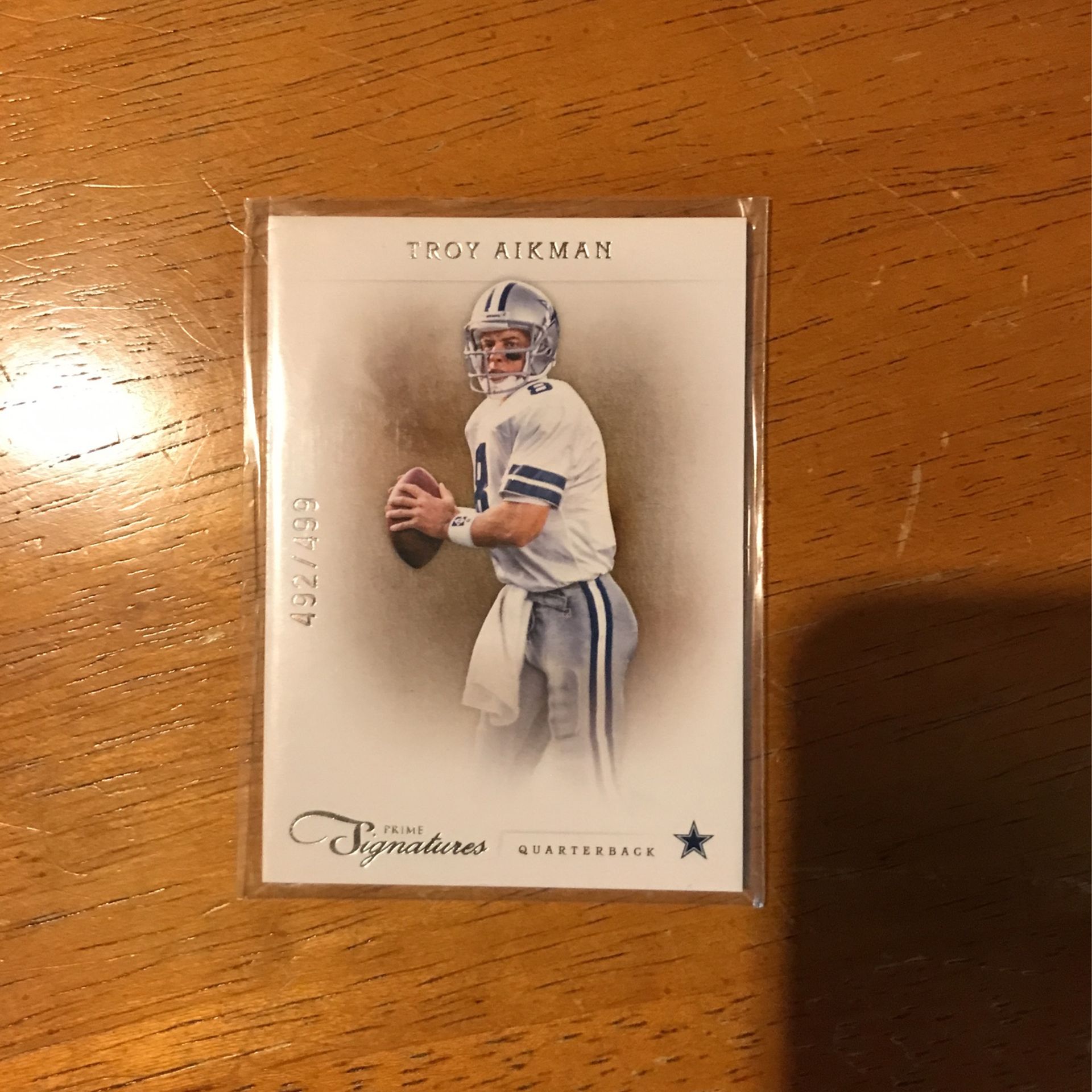 Troy Aikman Card Numbered 