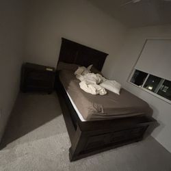 Bed And Night Stand