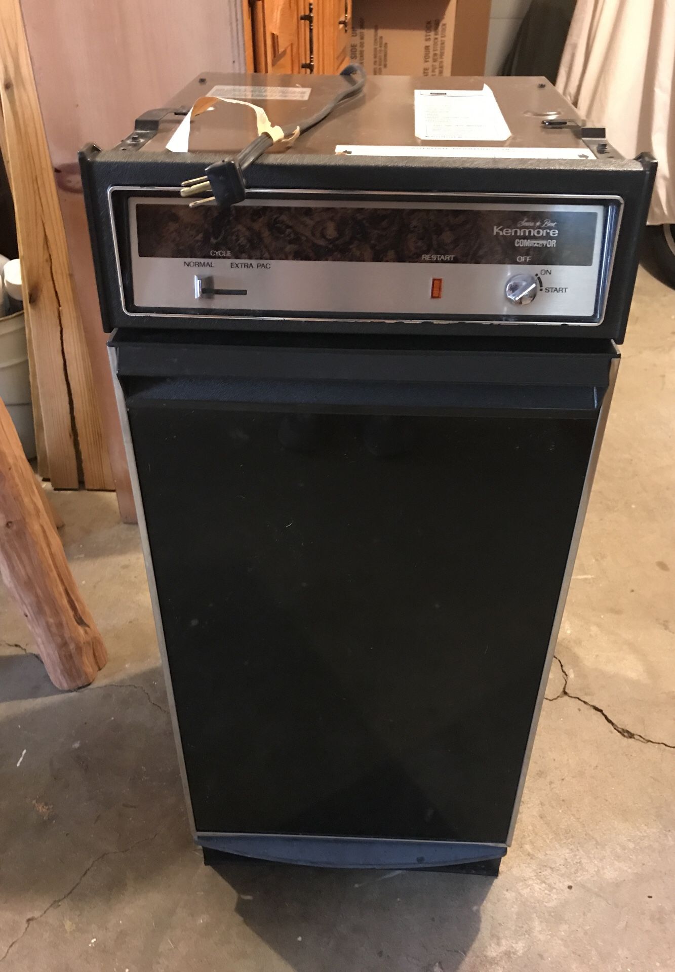 Lady Kenmore trash Compactor - Nex-Tech Classifieds