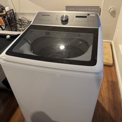 Samsung Top Load Washer and Samsung Electric Dryer