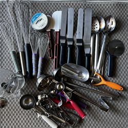 Essential restaurant utensils.