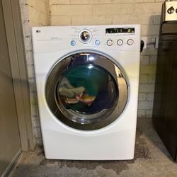 LG front load Electric Dryer.