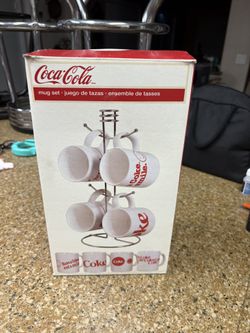 Coca Cola Mug Set  And Stand