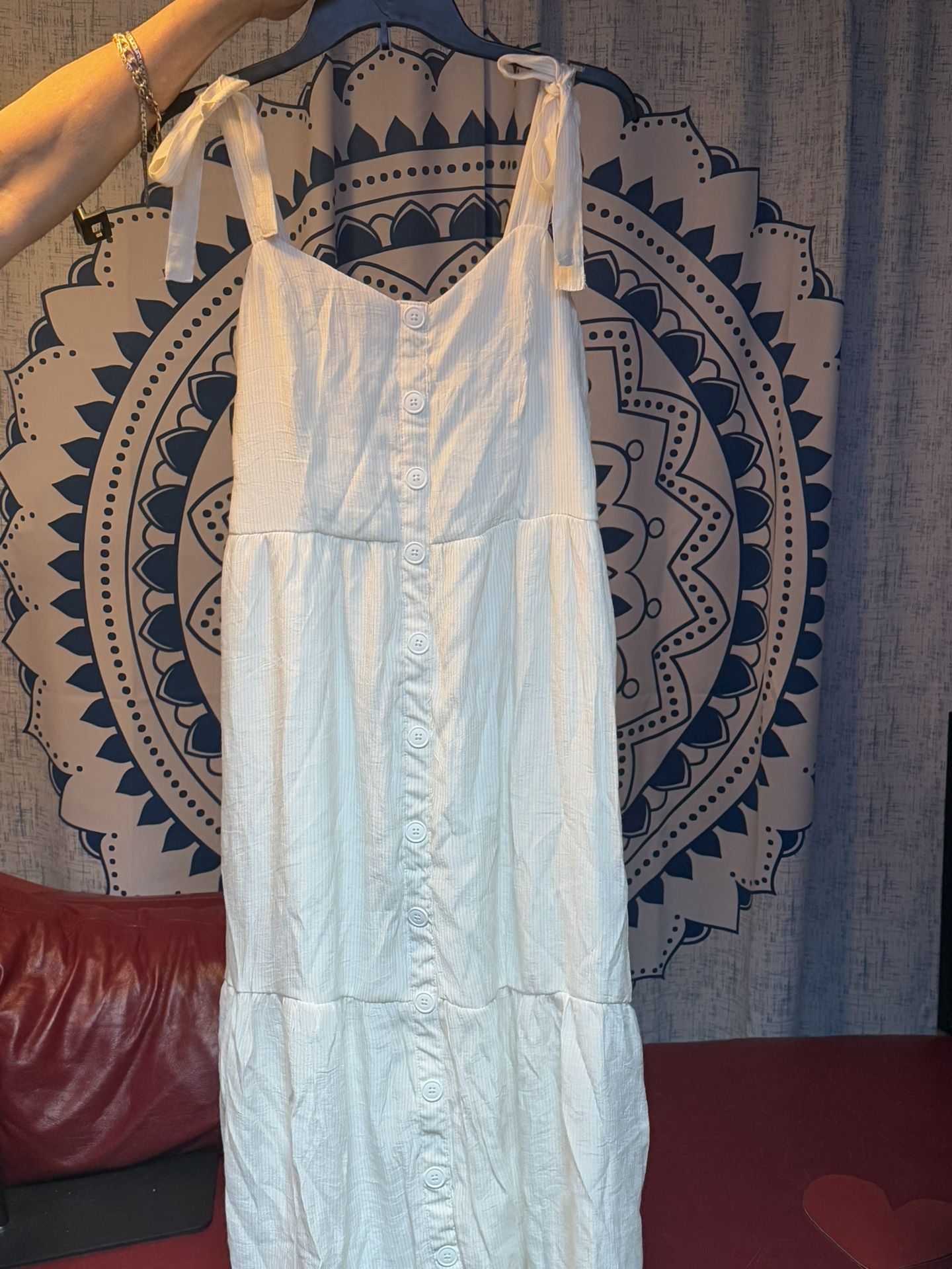 Cream Colored Summer Dress