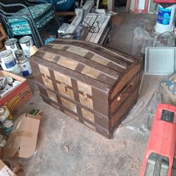 Antique Steamers Trunk