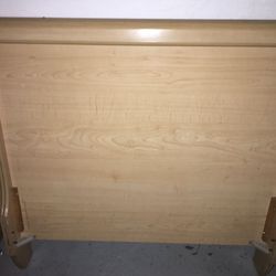 Solid Oak Twin Bed Frame-Good as NEW $29
