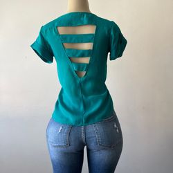 Emerald Green Professional Blouse