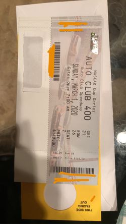 NASCAR tickets
