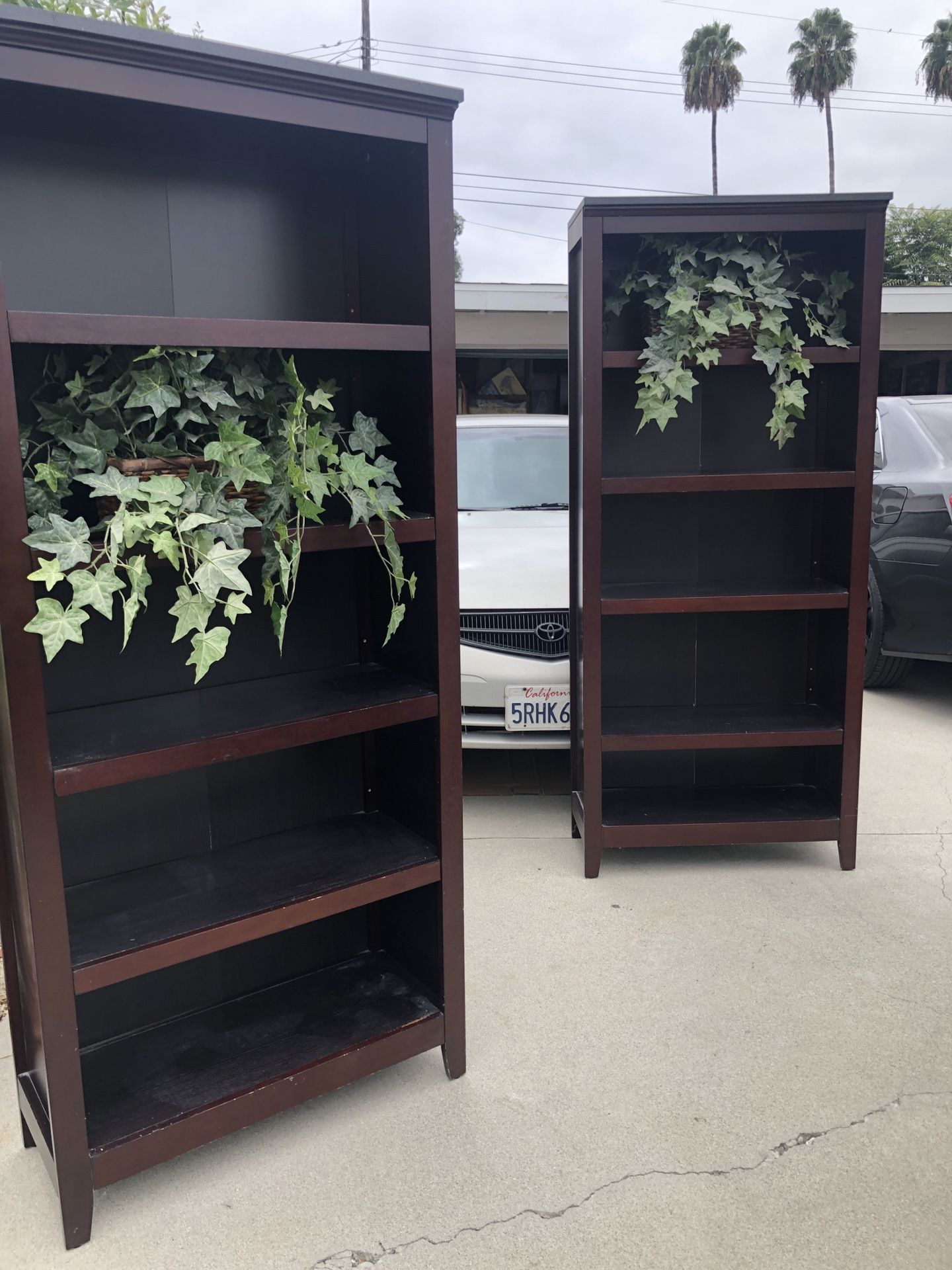 Book shelves gently used