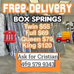 Box Springs  Twin box Full box  Queen box  King box  Bases para colchon  Box spring 