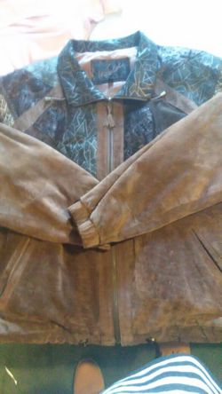 3x suede leather jacket