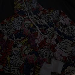 BAPE Graffiti Pattern pullover hoodie
