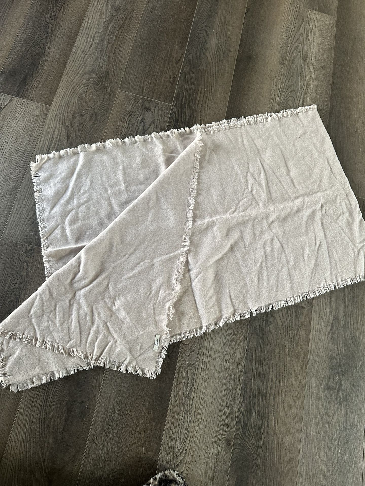 New Beige Throw Blanket