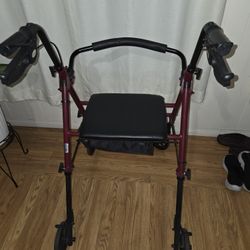McKesson rollator walker with wheels
