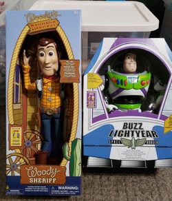 Disney Interactive Toys Buzz Lightyear Or Woody Brand New