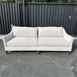 Crate & Barrel Couch Light Gray Tone 