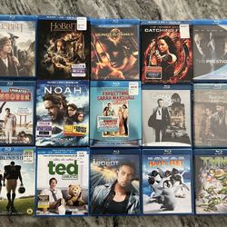 Blu Ray movies ($5 each) 
