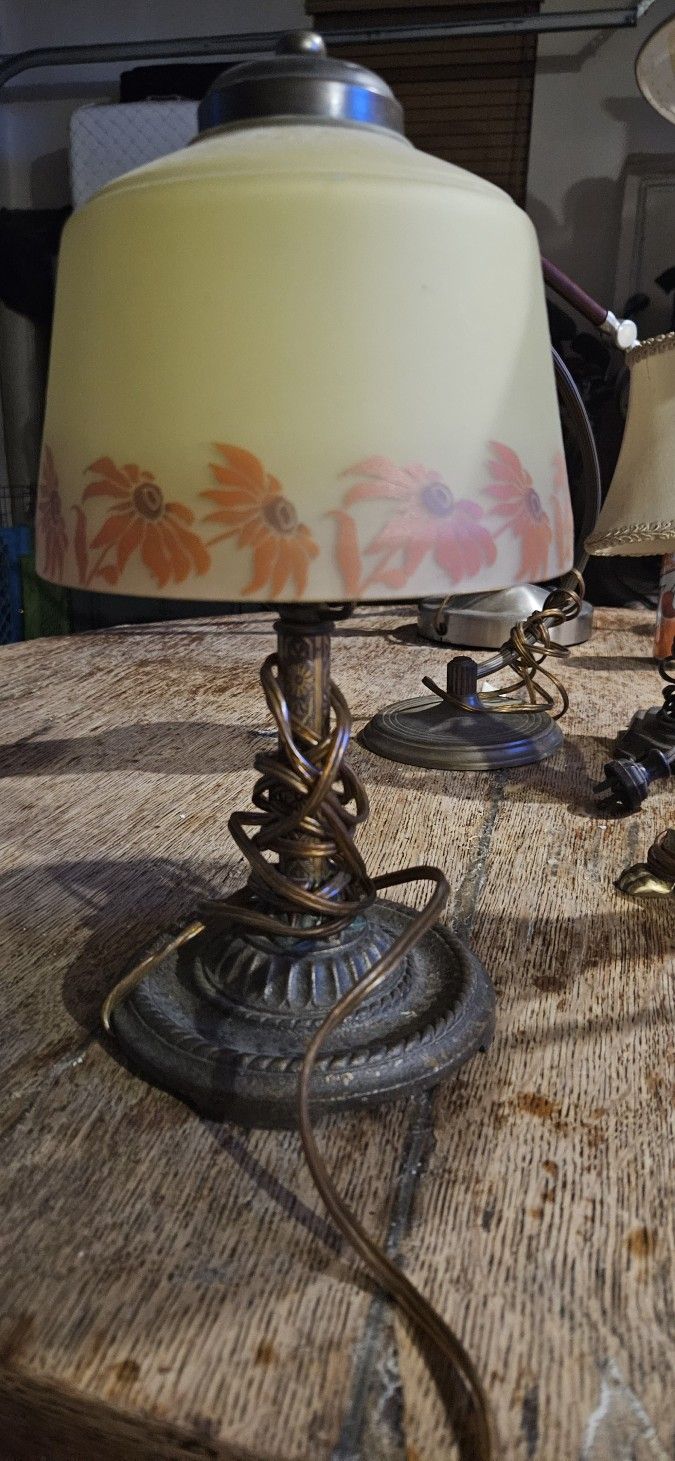 Antique Small Desk Lamp 
