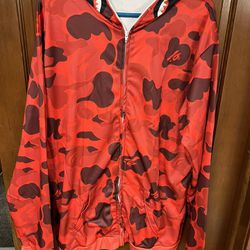 Rare BAPE Red Hoodie (read Description)