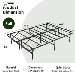 Platform bed frame