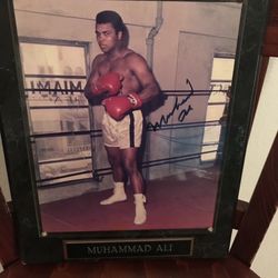 Muhammad Ali Autographed Picture 