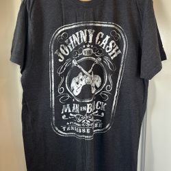 Johnny Cash Men T Shirt Size XL