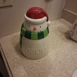 Snowman Cookie Jar