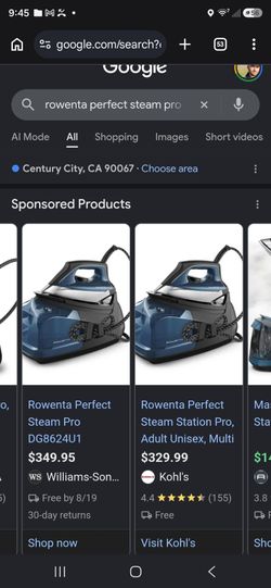 rowenta perfect steam pro