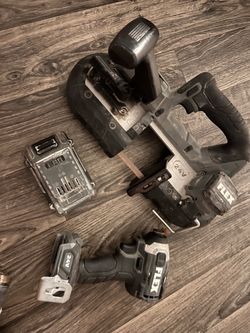FLEX 24V Cordless Band Saw and Impact Driver