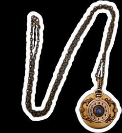 Bronze locket necklace, OBO