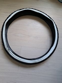 White Walled Bicycle Tire