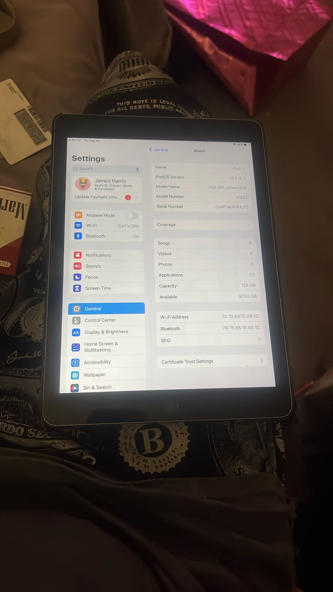 iPad 5 Th Generation