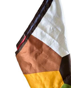 Vintage Mine Color by Ashlear Silk Color Wheel Pocket Square 18 in