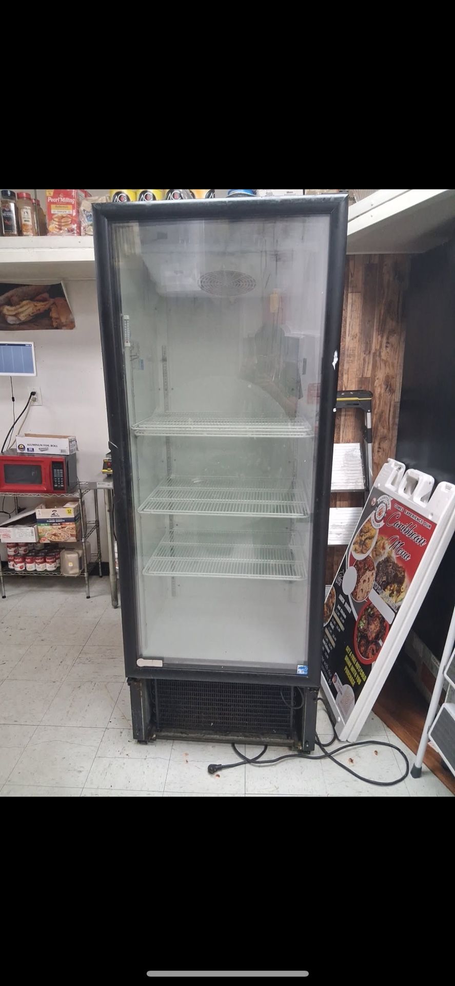 commercial glass door merchandiser refrigerator