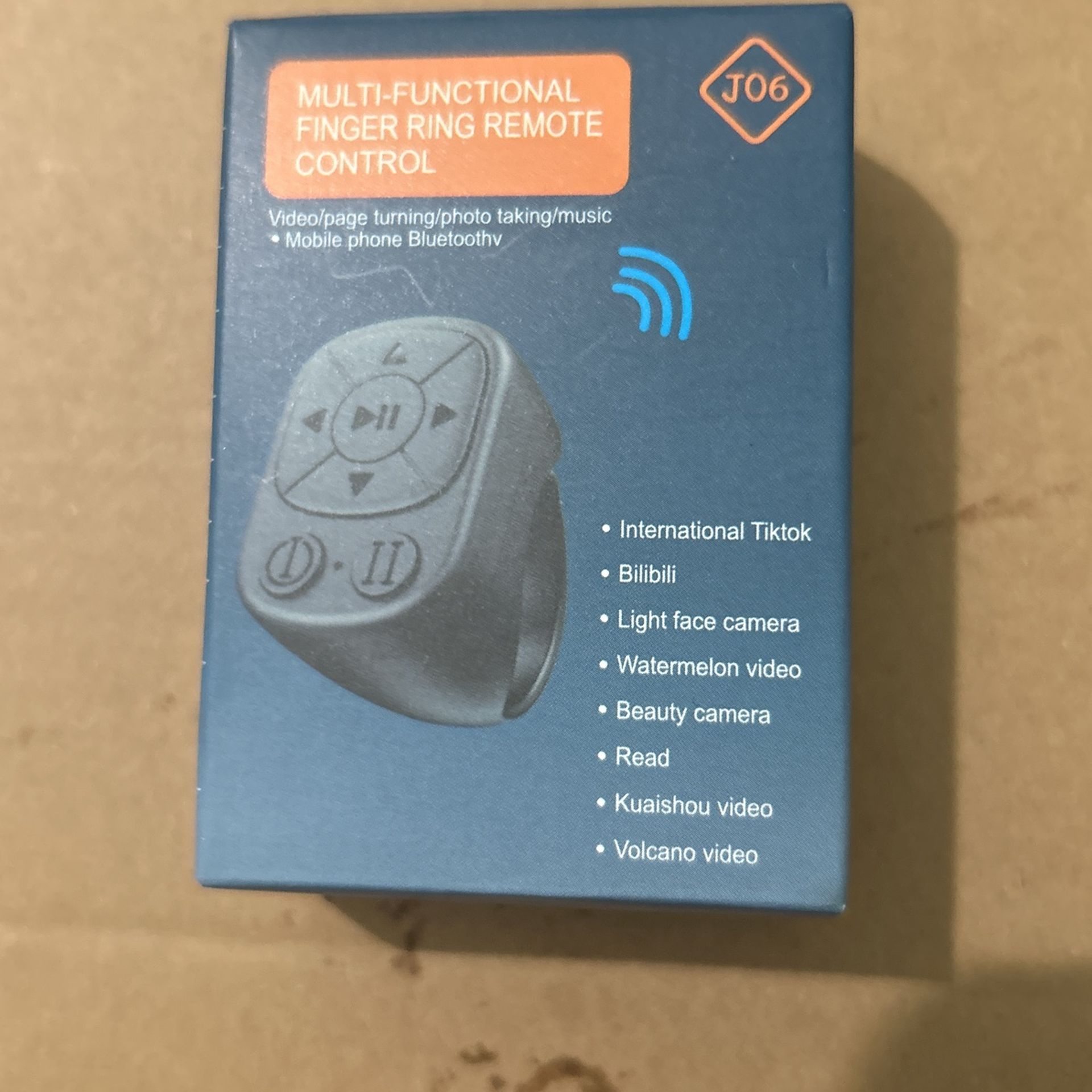 Multifunctional Finger Ring Remote Control