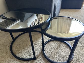 Mirrored Table Set