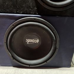 Atomic Manhattan 15 Inch 15" Sub Subwoofer DVC 2 Ohm